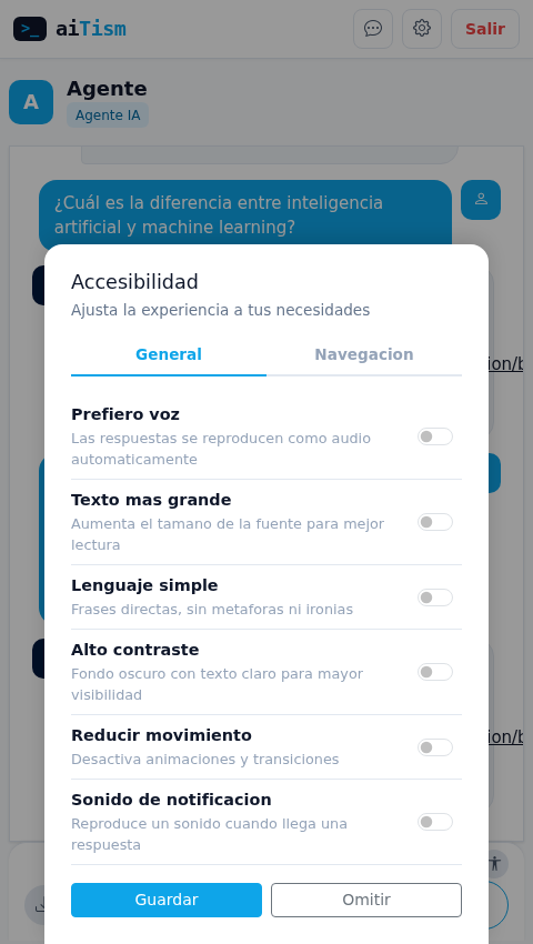 Conversación con Dev Ana - Inteligencia Artificial en aiTism