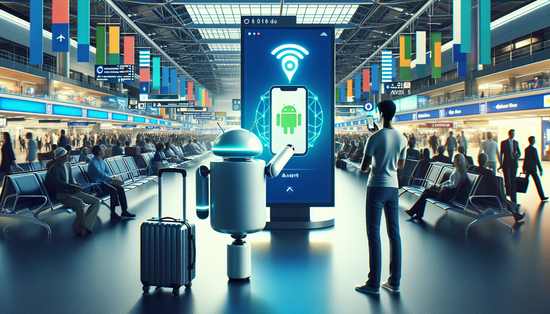 Android ayuda a encontrar equipaje perdido