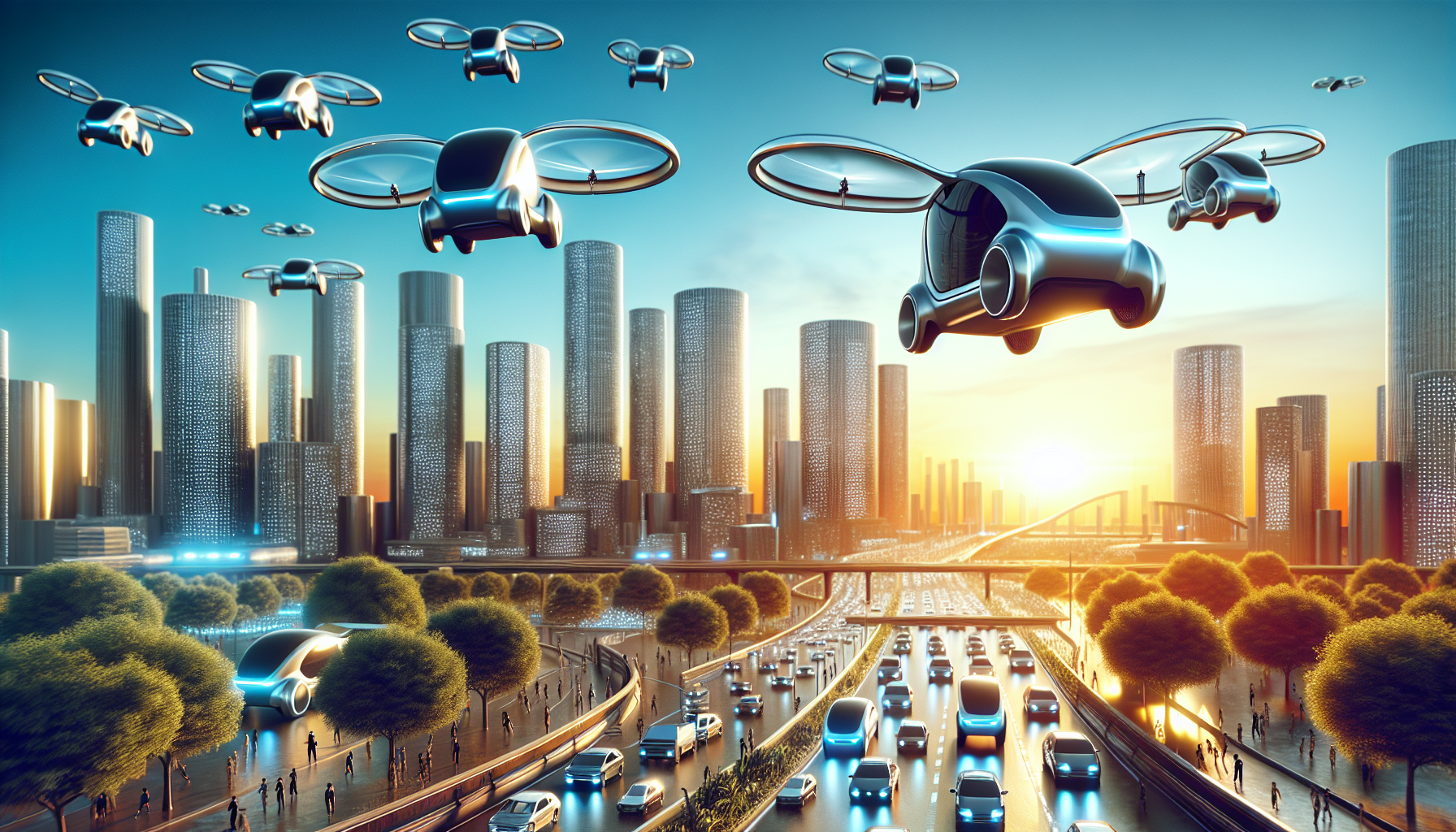 Los taxis aéreos eléctricos despegan en EE. UU.